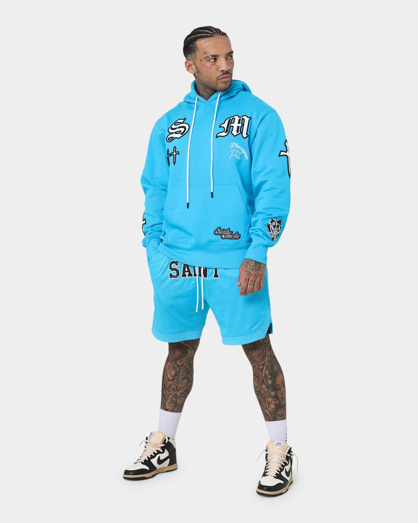 Saint Morta Workshop Basketball Shorts Cyan sold by Culture Kings product image thumbnail 2