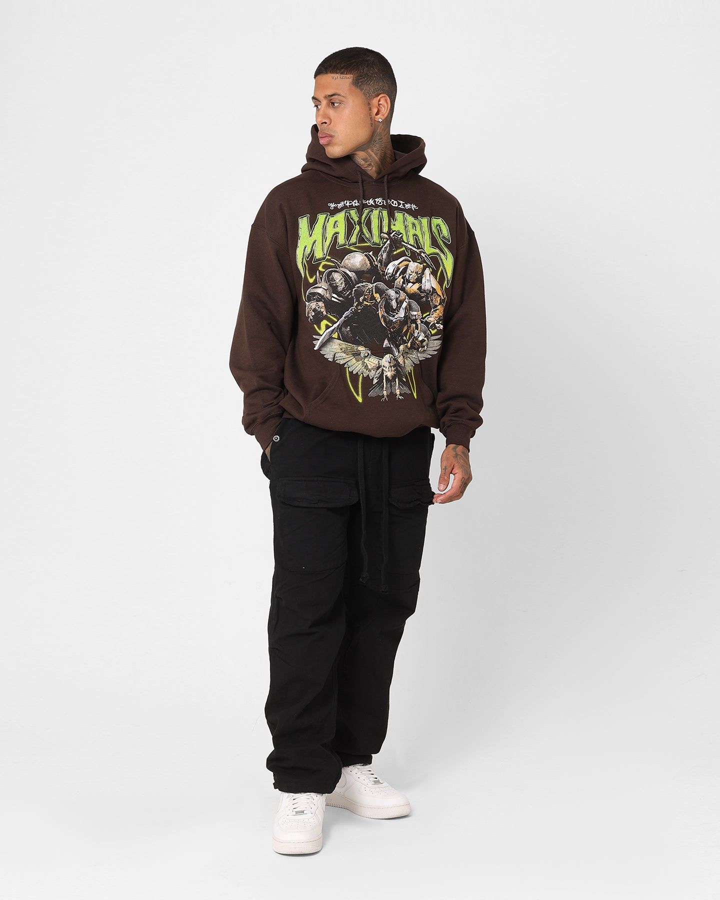 Goat Crew X Transformers Maximals Vintage Hoodie Black Wash sold by Culture Kings product image thumbnail 3
