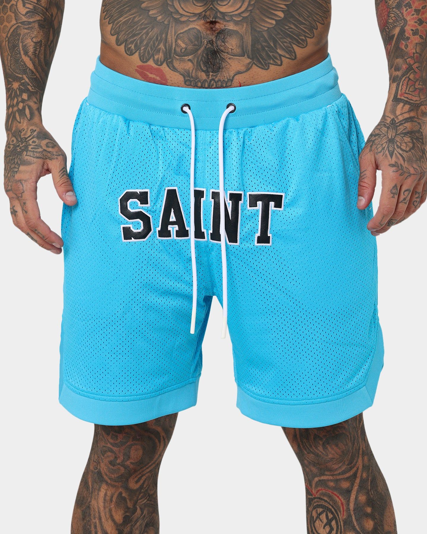 Saint Morta Workshop Basketball Shorts Cyan sold by Culture Kings product image thumbnail 7