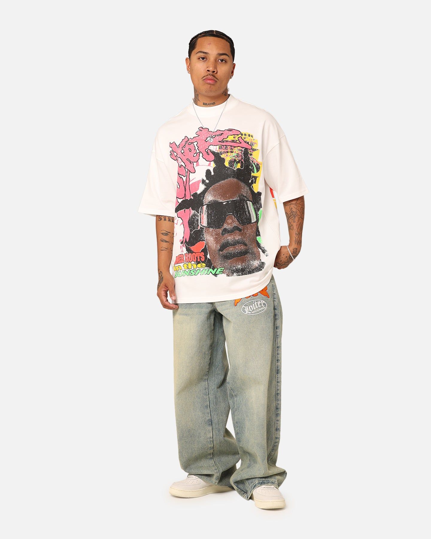 Loiter Summer Roots Oversized T-Shirt Off White sold by Culture Kings product image thumbnail 3