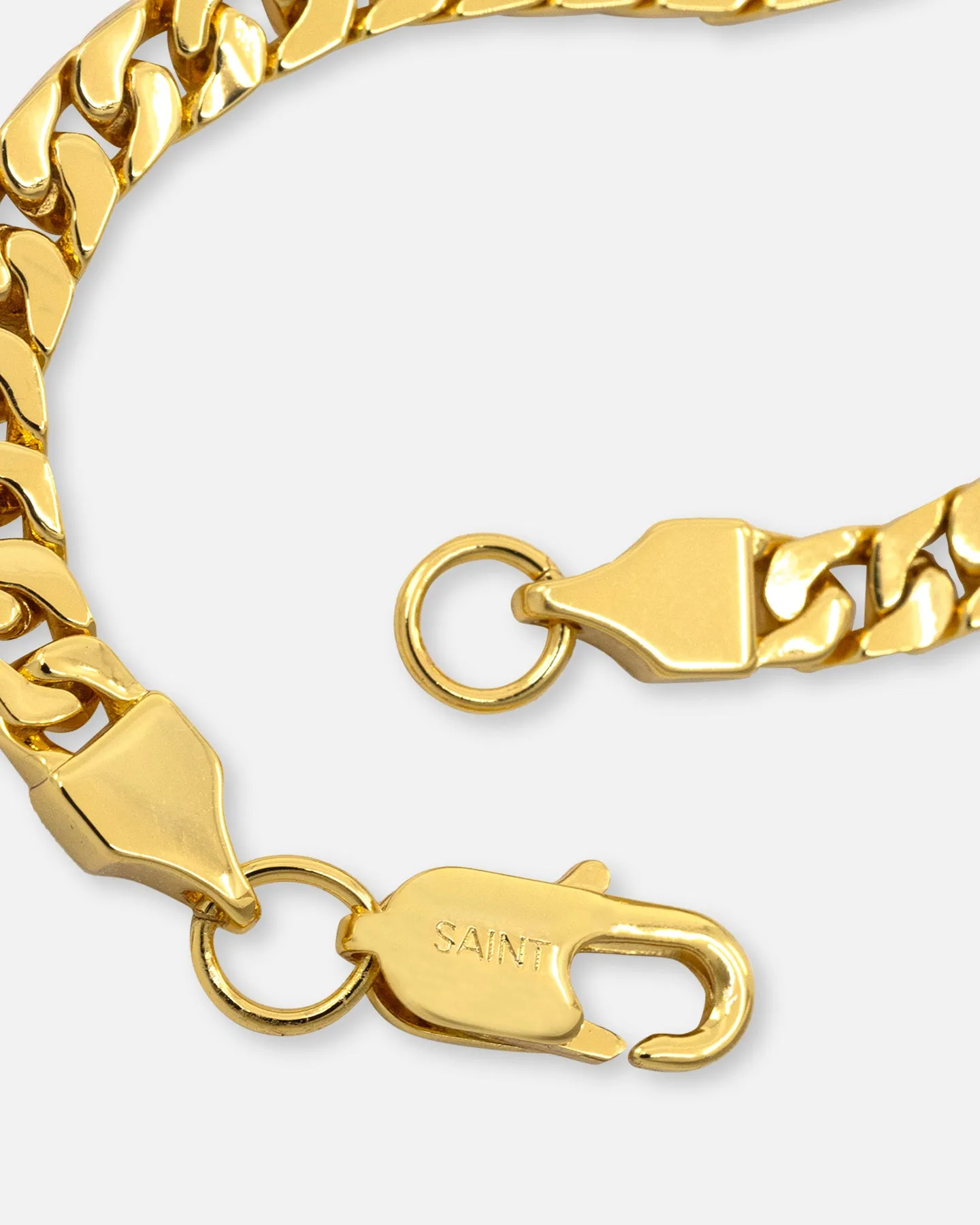 Saint Morta Flat Faced Curb Bracelet Gold sold by Culture Kings product image thumbnail 2