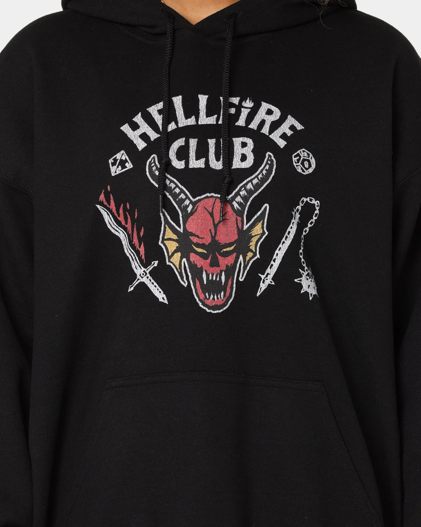 Goat Crew Goat Crew X Stranger Things Hellfire Hoodie Black sold by Culture Kings product image thumbnail 3