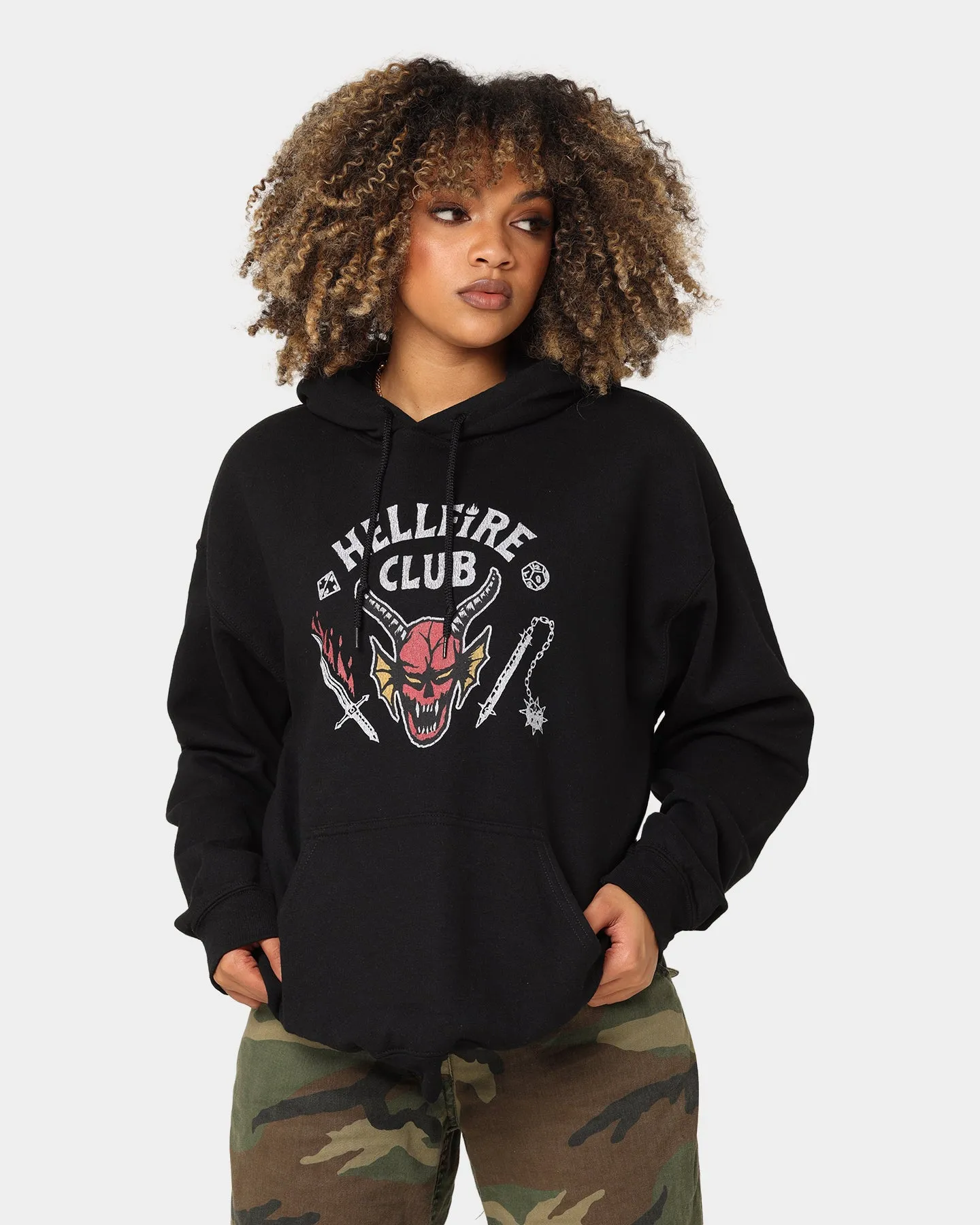 Goat Crew Goat Crew X Stranger Things Hellfire Hoodie Black sold by Culture Kings