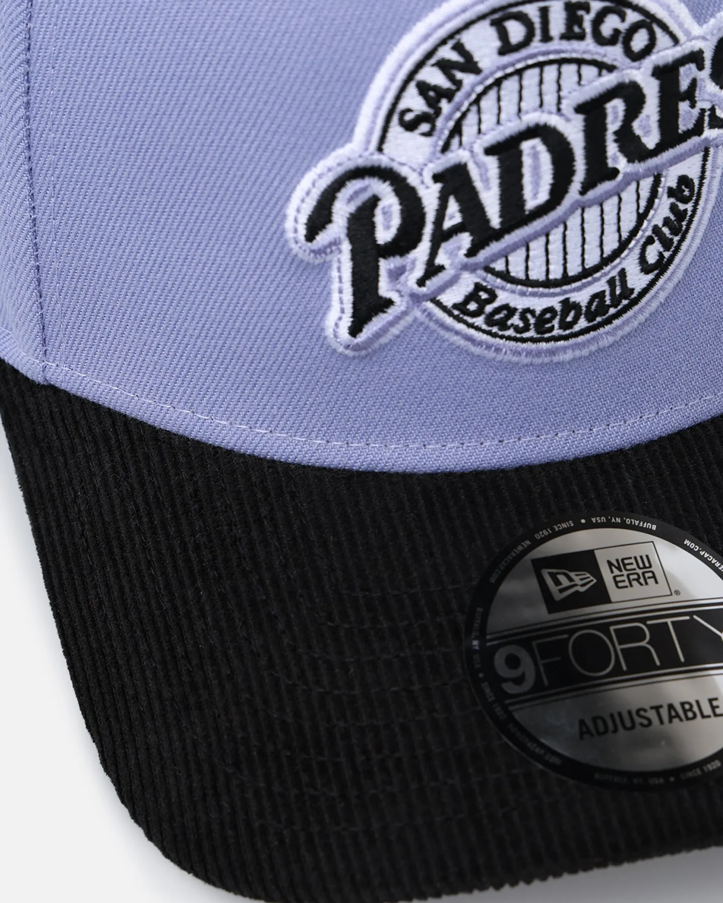 New Era San Diego Padres 9FORTY A-Frame Snapback Lavender/Black sold by Culture Kings product image thumbnail 2