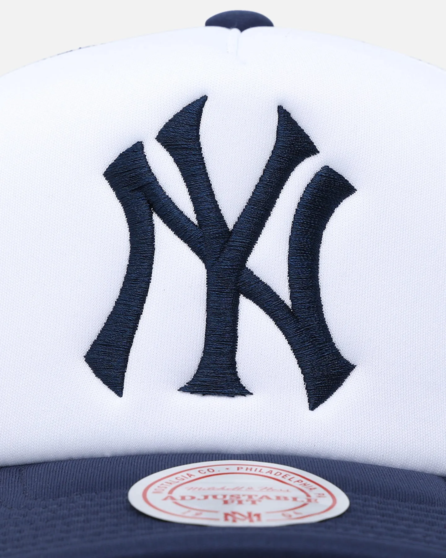 Mitchell & Ness New York Yankees Team Foam Trucker Snapback Blue/White sold by Culture Kings product image thumbnail 5
