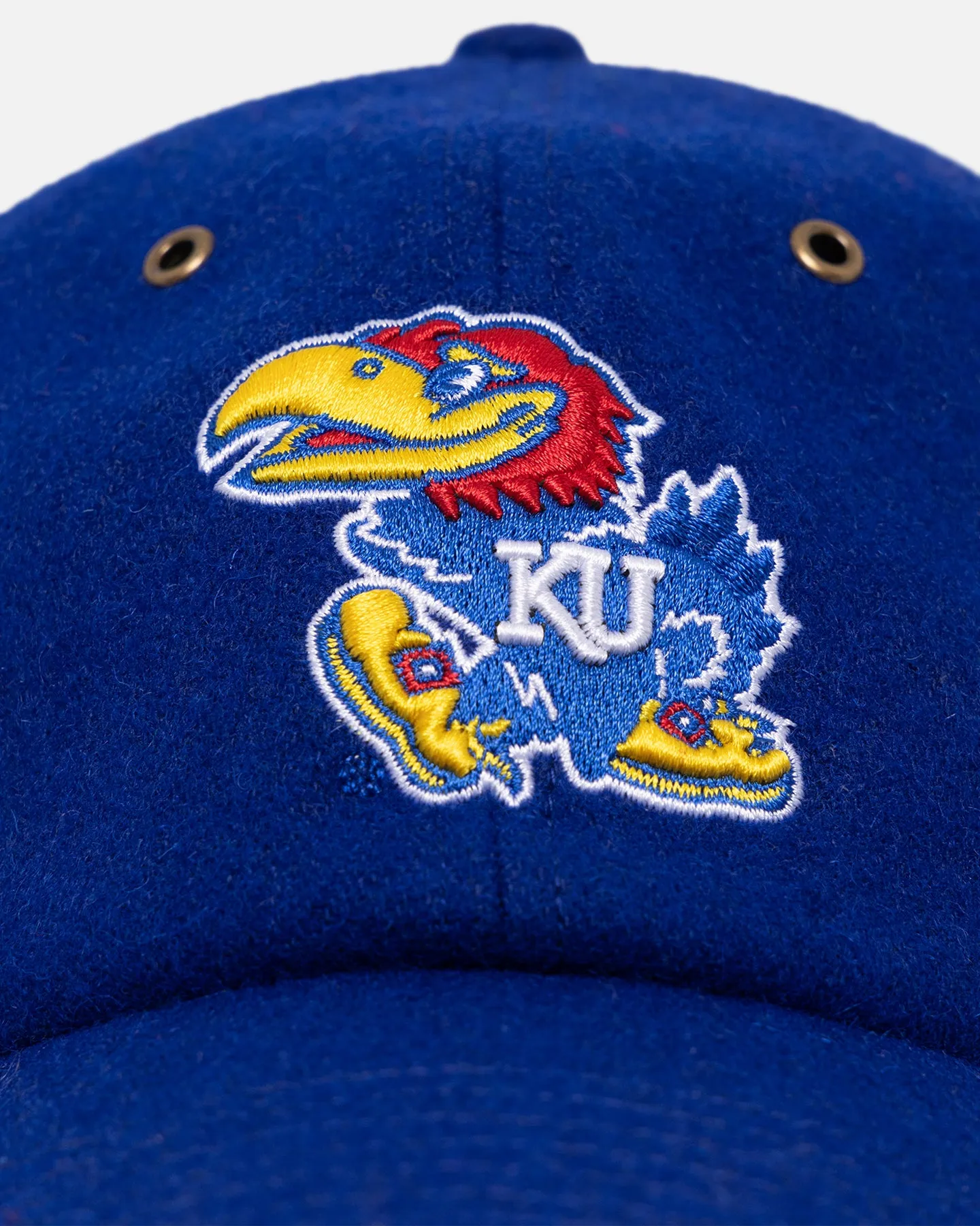 47 Brand Kansas Jayhawks Wooly Clean Up Strapback Royal sold by Culture Kings product image thumbnail 2