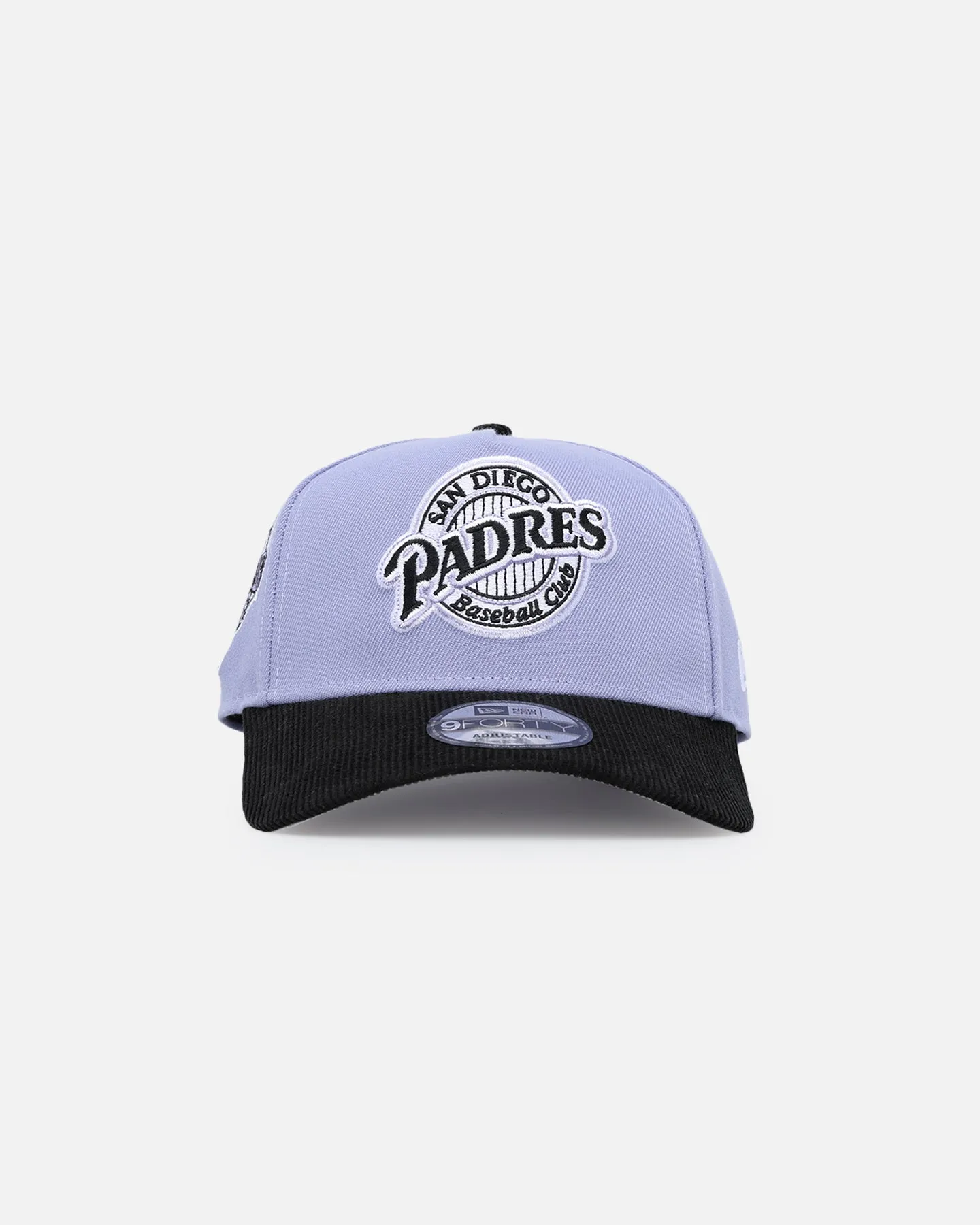 New Era San Diego Padres 9FORTY A-Frame Snapback Lavender/Black sold by Culture Kings