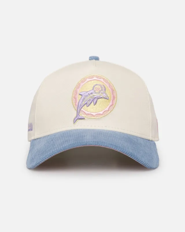 New Era Miami Dolphins 'Easter Corduroy' 9FORTY A-Frame Snapback White/Blue sold by Culture Kings