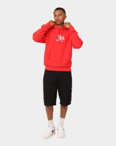 Champion Reverse Weave USA Hoodie Red Spark Csi sold by Culture Kings
