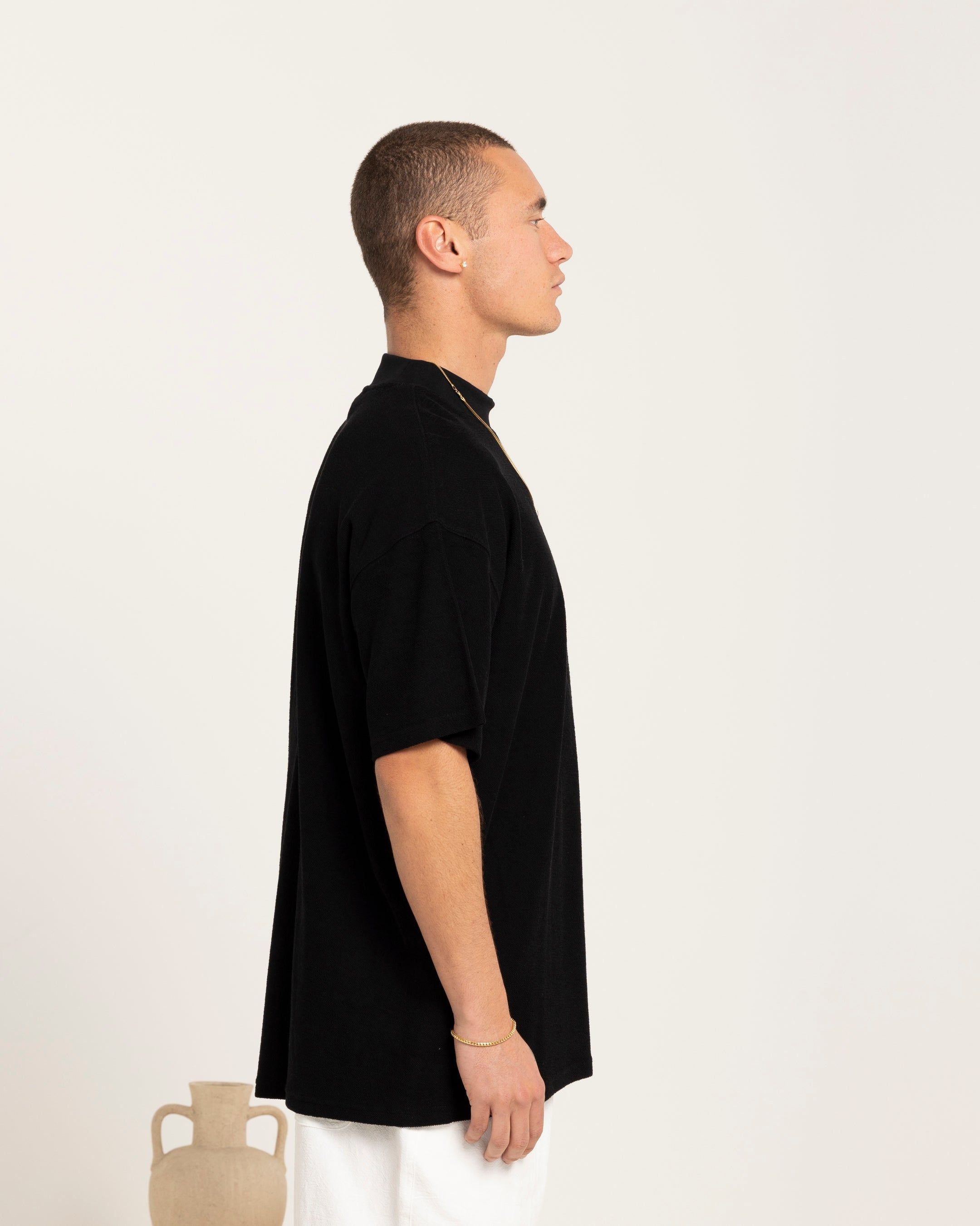 Carre Terry Oversized T-Shirt Black sold by Culture Kings product image thumbnail 5