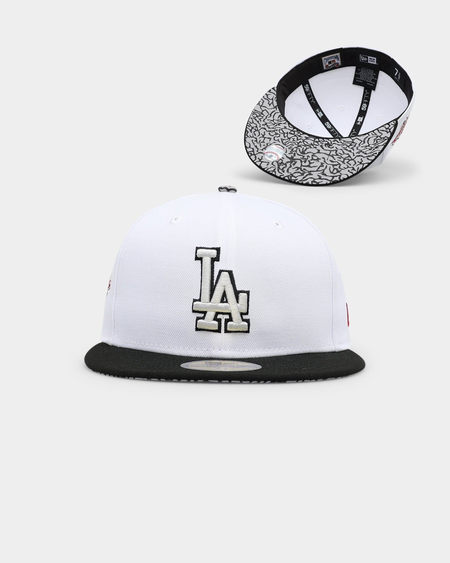 New Era Los Angeles Dodgers 'Cement Grey' 59FIFTY Fitted White sold by Culture Kings