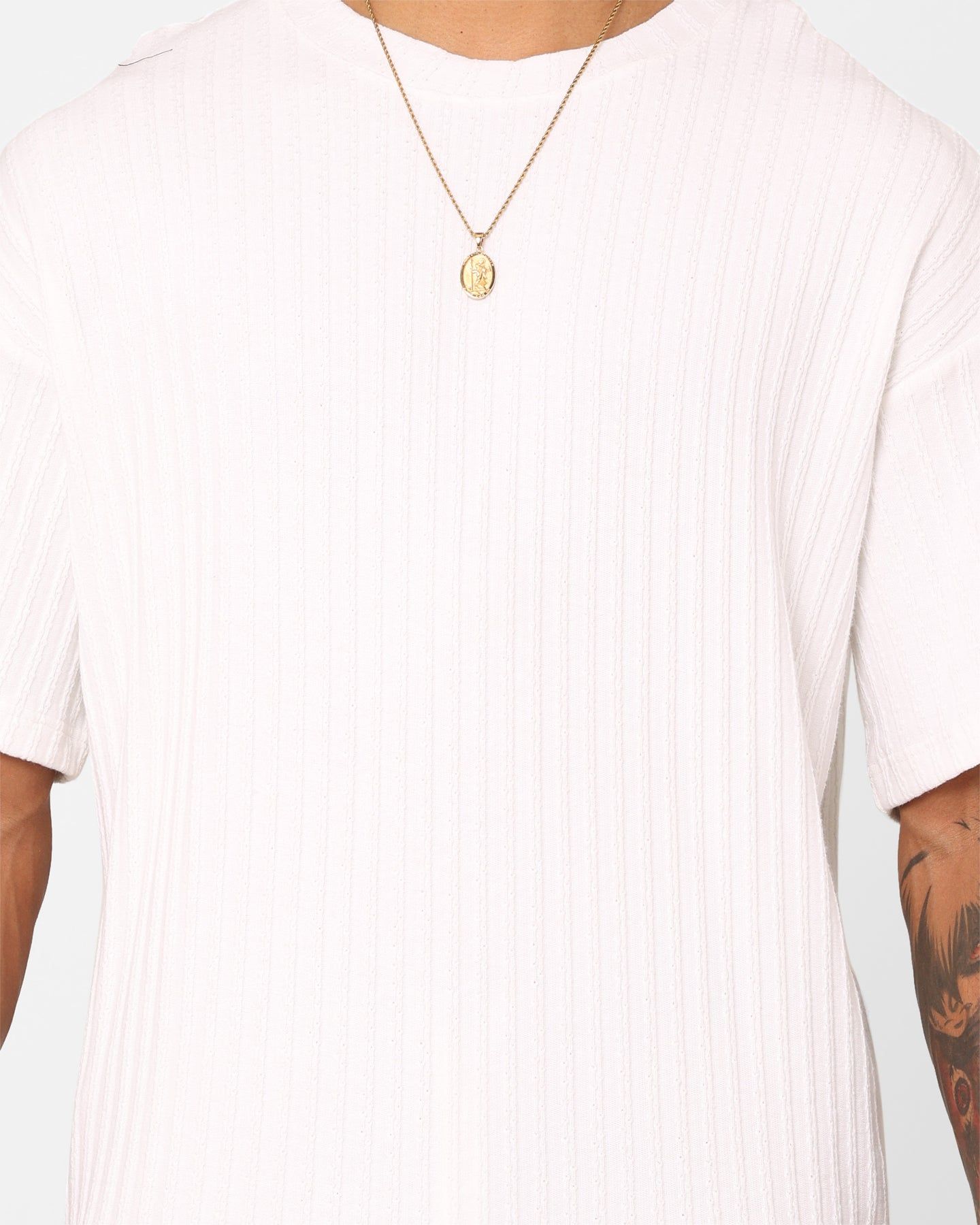 XXIII Karl Knit T-Shirt White sold by Culture Kings product image thumbnail 3