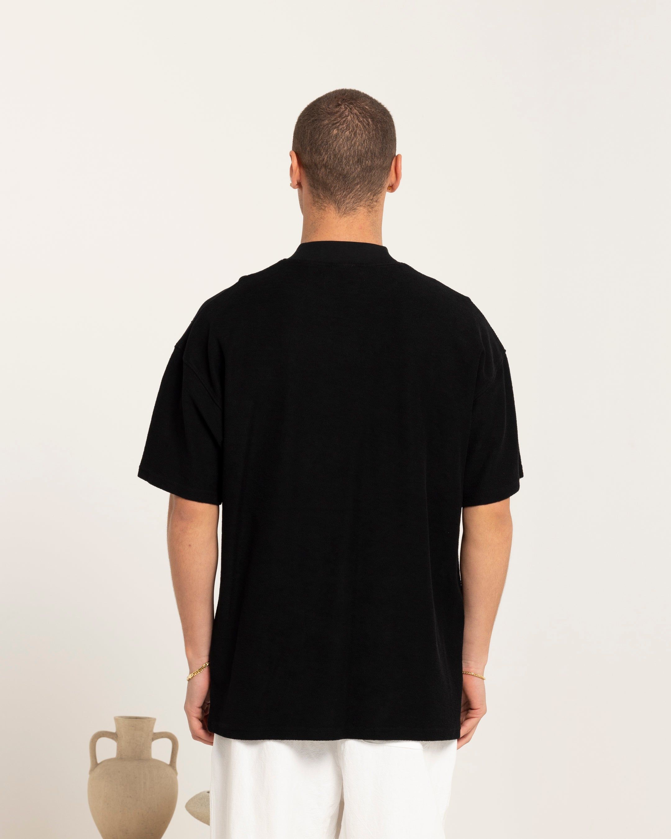 Carre Terry Oversized T-Shirt Black sold by Culture Kings product image thumbnail 4