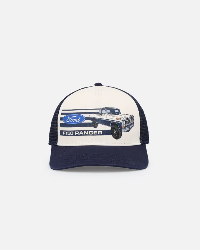 American Needle Sinclair Trucker Snapback Navy/Ivory sold by Culture Kings
