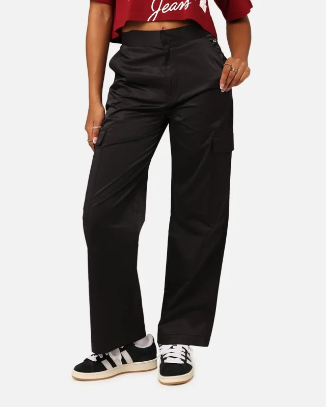 Tommy Jeans Women's Satin Utility Pants Black sold by Culture Kings