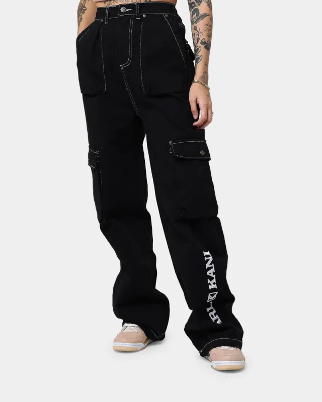 Karl Kani Women's Retro Baggy Pants Black sold by Culture Kings