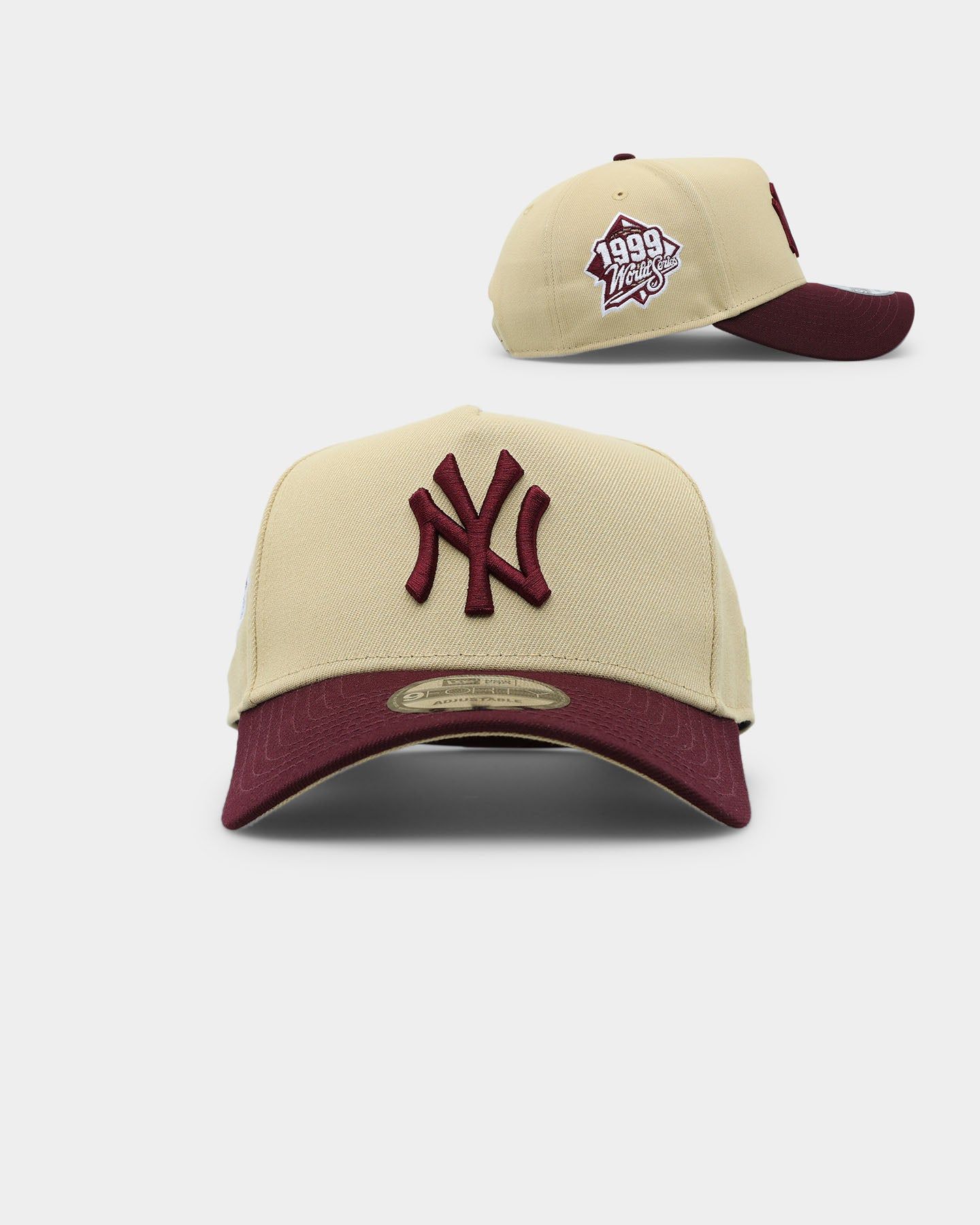 New Era New York Yankees 9FORTY A-Frame 2-Tone Snapback Gold sold by Culture Kings