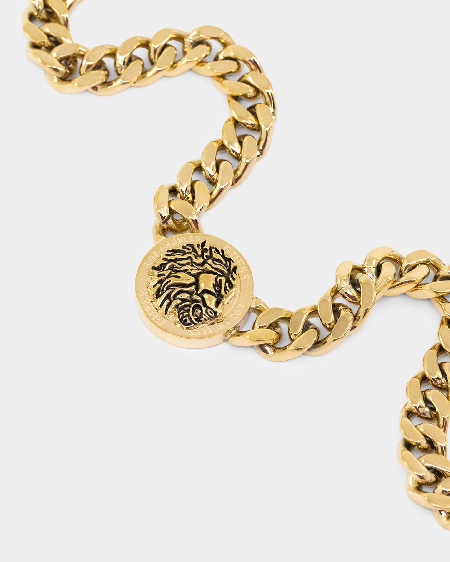 Guess Mainline 21" Side Lion Coin Necklace Gold sold by Culture Kings product image thumbnail 4