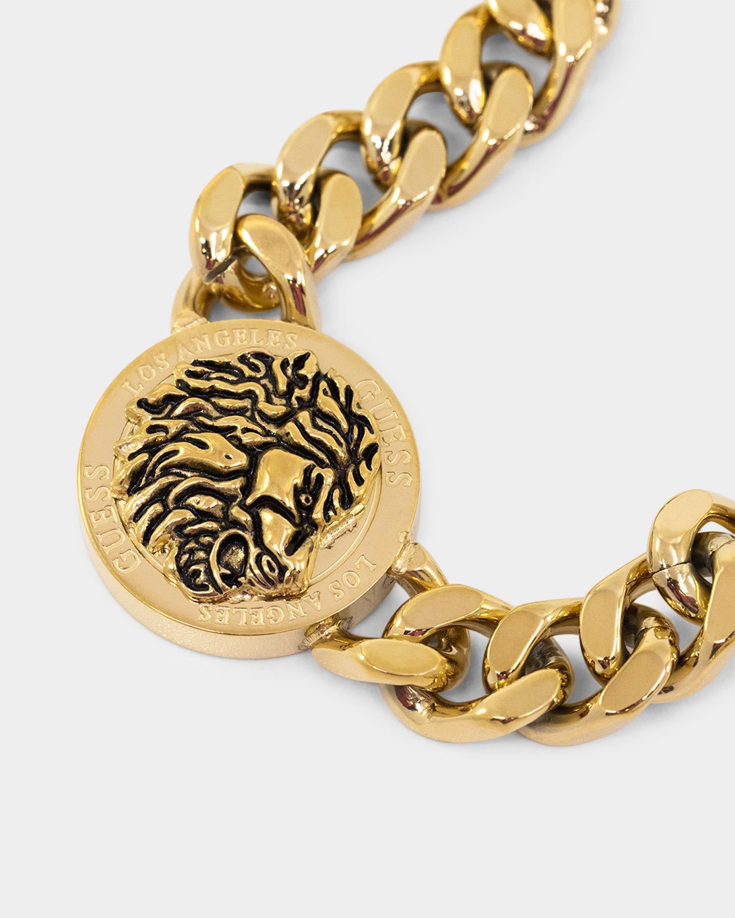 Guess Mainline 21" Side Lion Coin Necklace Gold sold by Culture Kings product image thumbnail 6