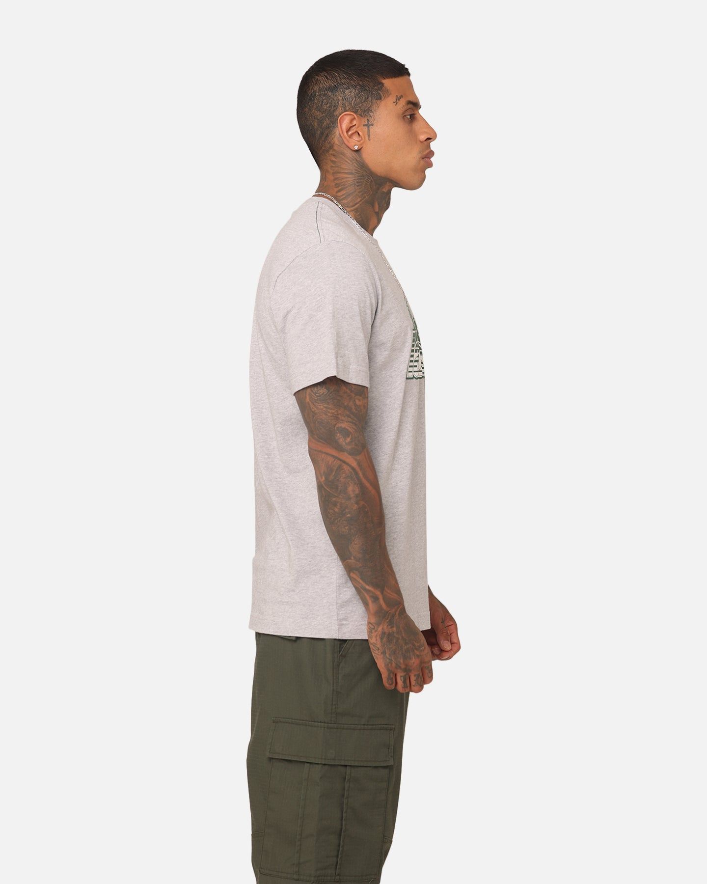 Lacoste Neo Heritage Jersey Logo T-Shirt Silver sold by Culture Kings product image thumbnail 5