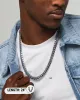 Saint Morta 10mm Cuban Chain White Gold sold by Culture Kings
