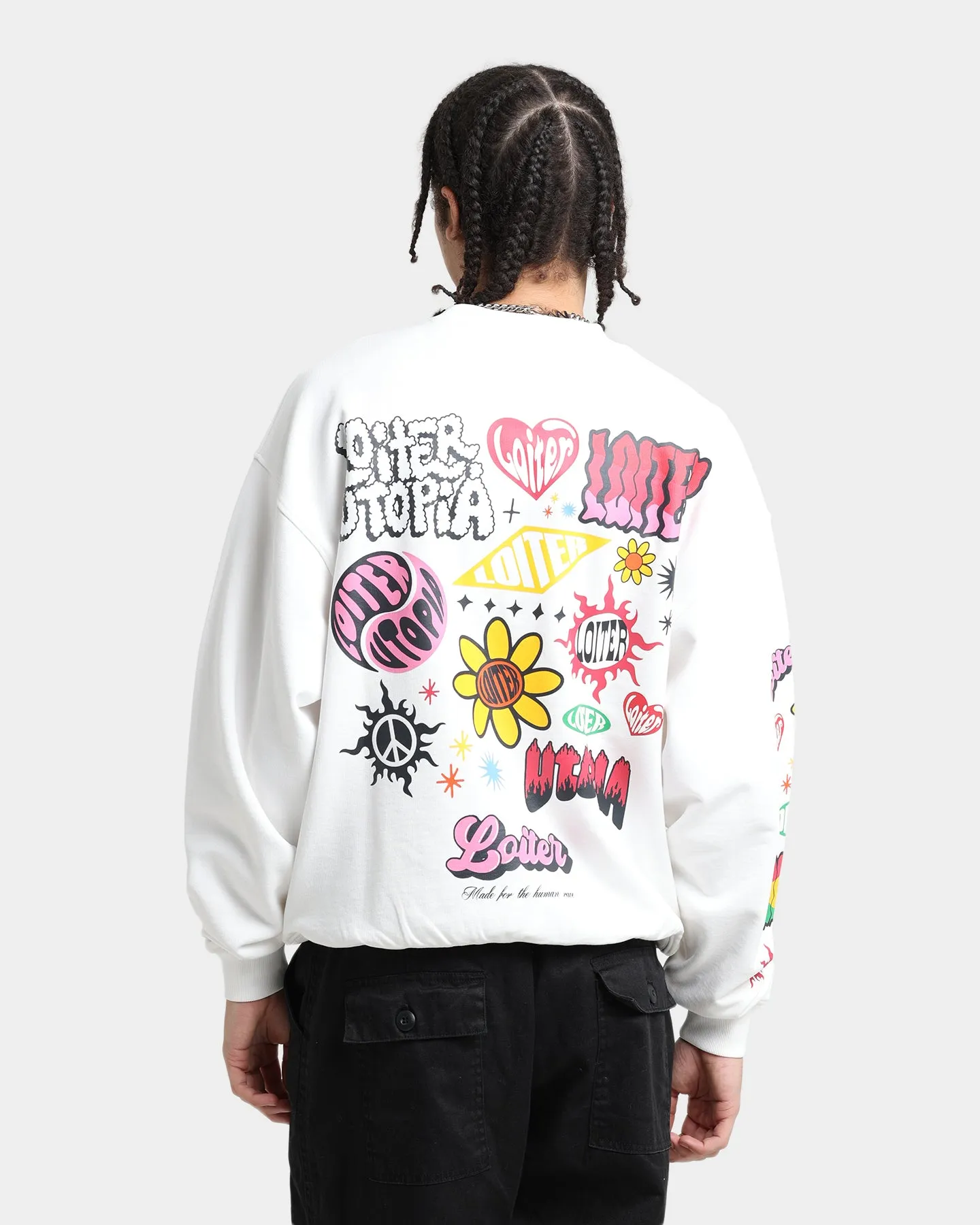 Loiter Day Dream Crewneck Off White sold by Culture Kings product image thumbnail 5
