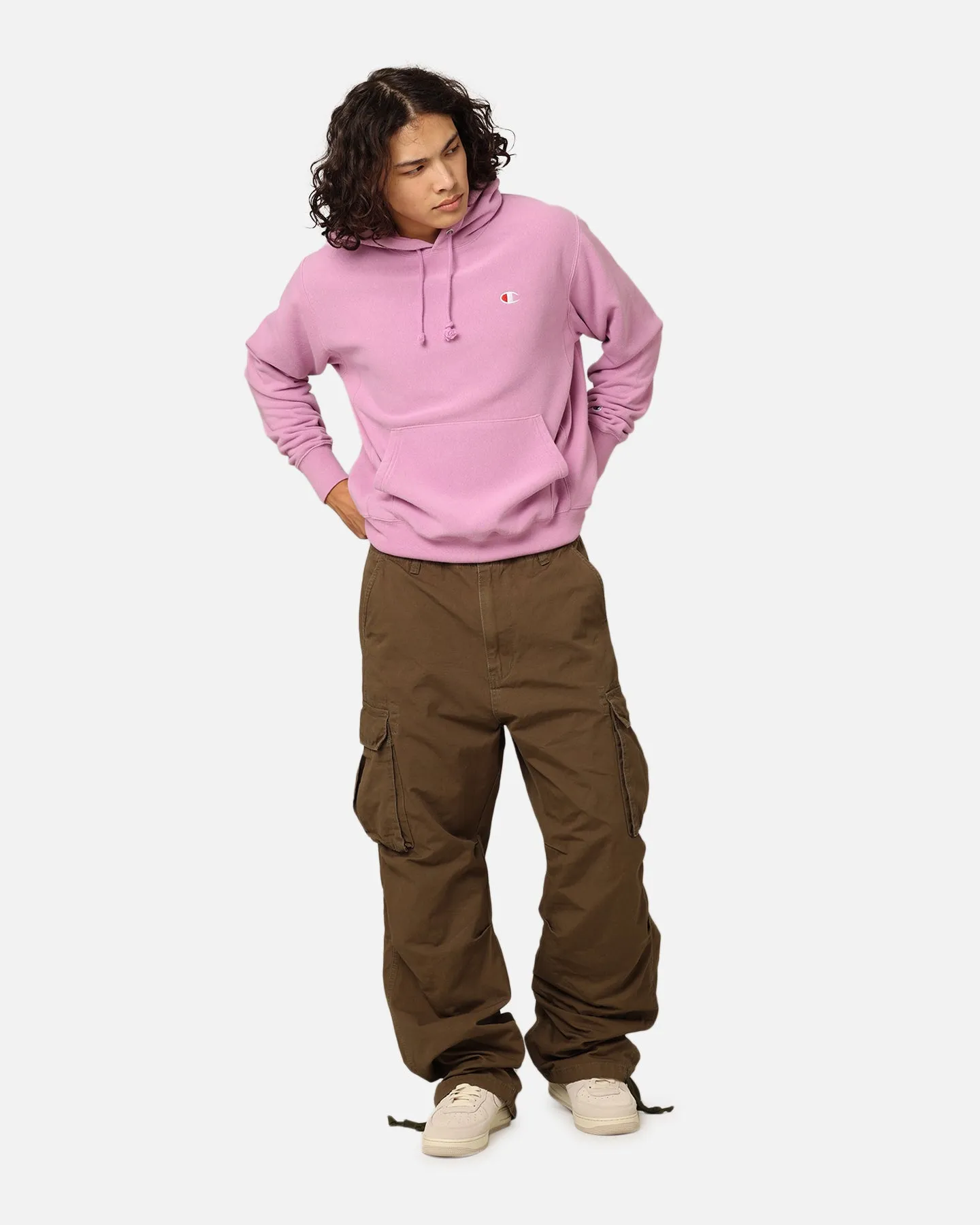 Champion Reverse Weave French Terry Hoodie Mauve sold by Culture Kings product image thumbnail 2