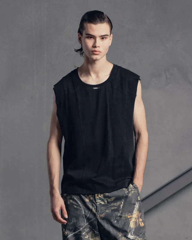 The Anti Order Avant Oversized Muscle T-Shirt Vintage Black sold by Culture Kings