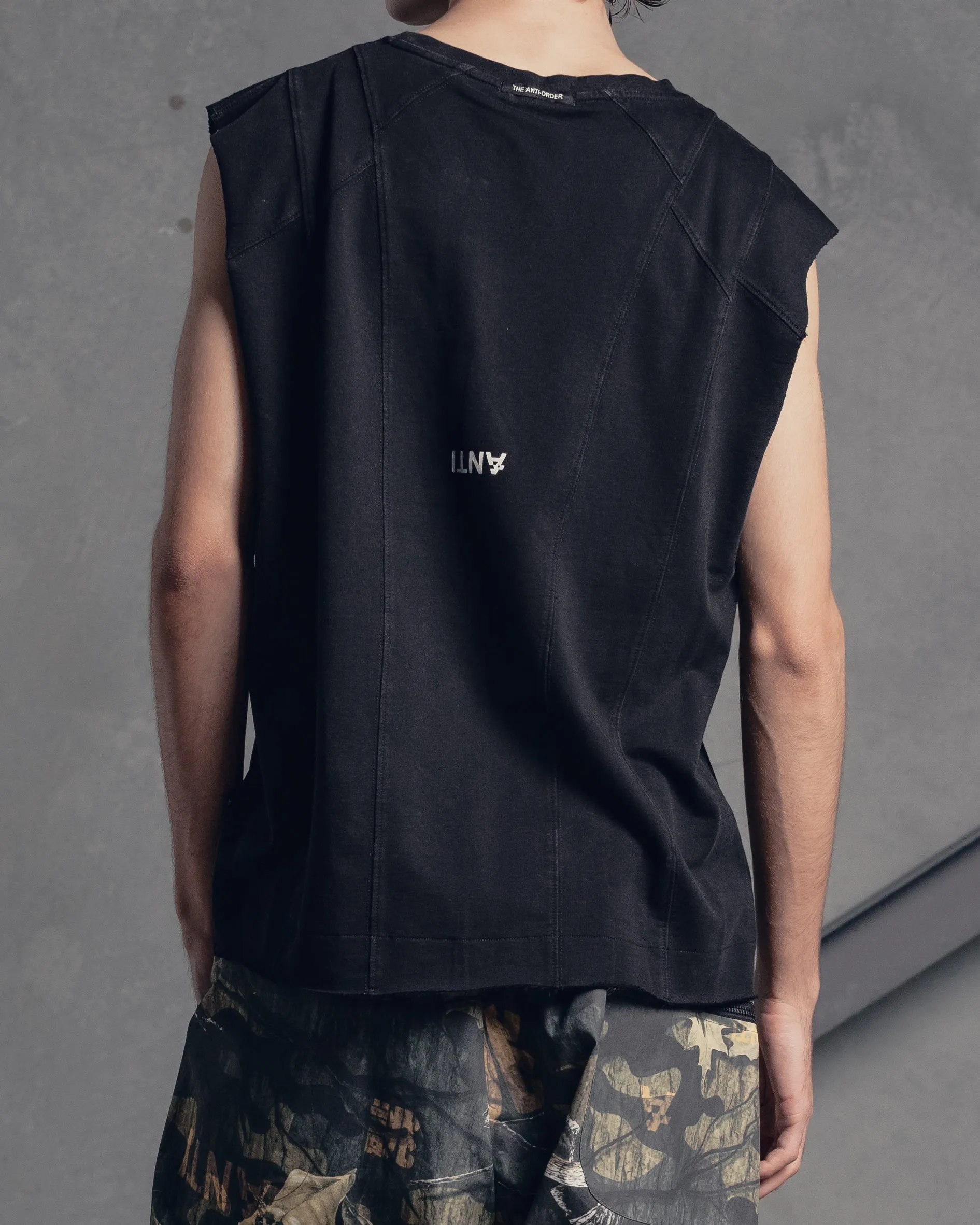 The Anti Order Avant Oversized Muscle T-Shirt Vintage Black sold by Culture Kings product image thumbnail 5