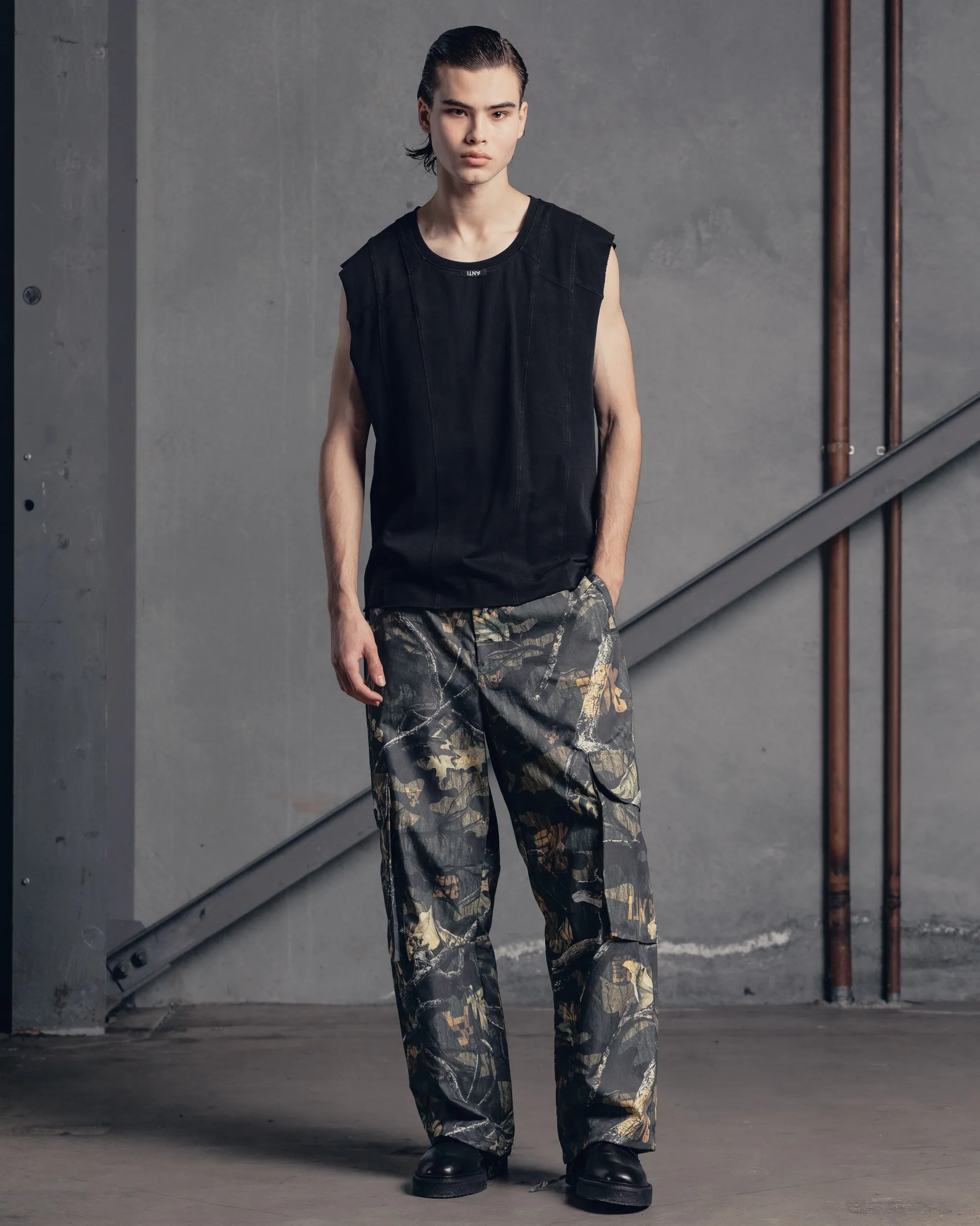 The Anti Order Avant Oversized Muscle T-Shirt Vintage Black sold by Culture Kings product image thumbnail 3