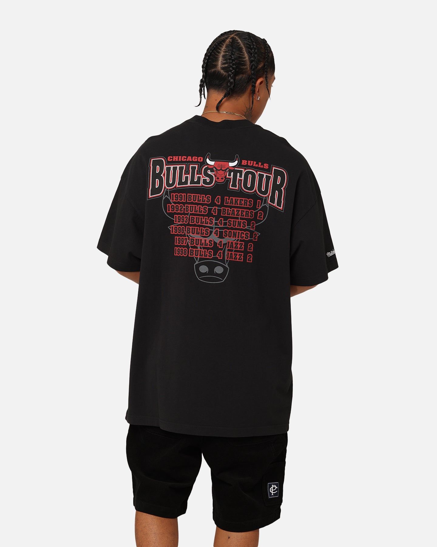 Mitchell & Ness Chicago Bulls 1998 Game 6 T-Shirt Faded Black sold by Culture Kings product image thumbnail 2