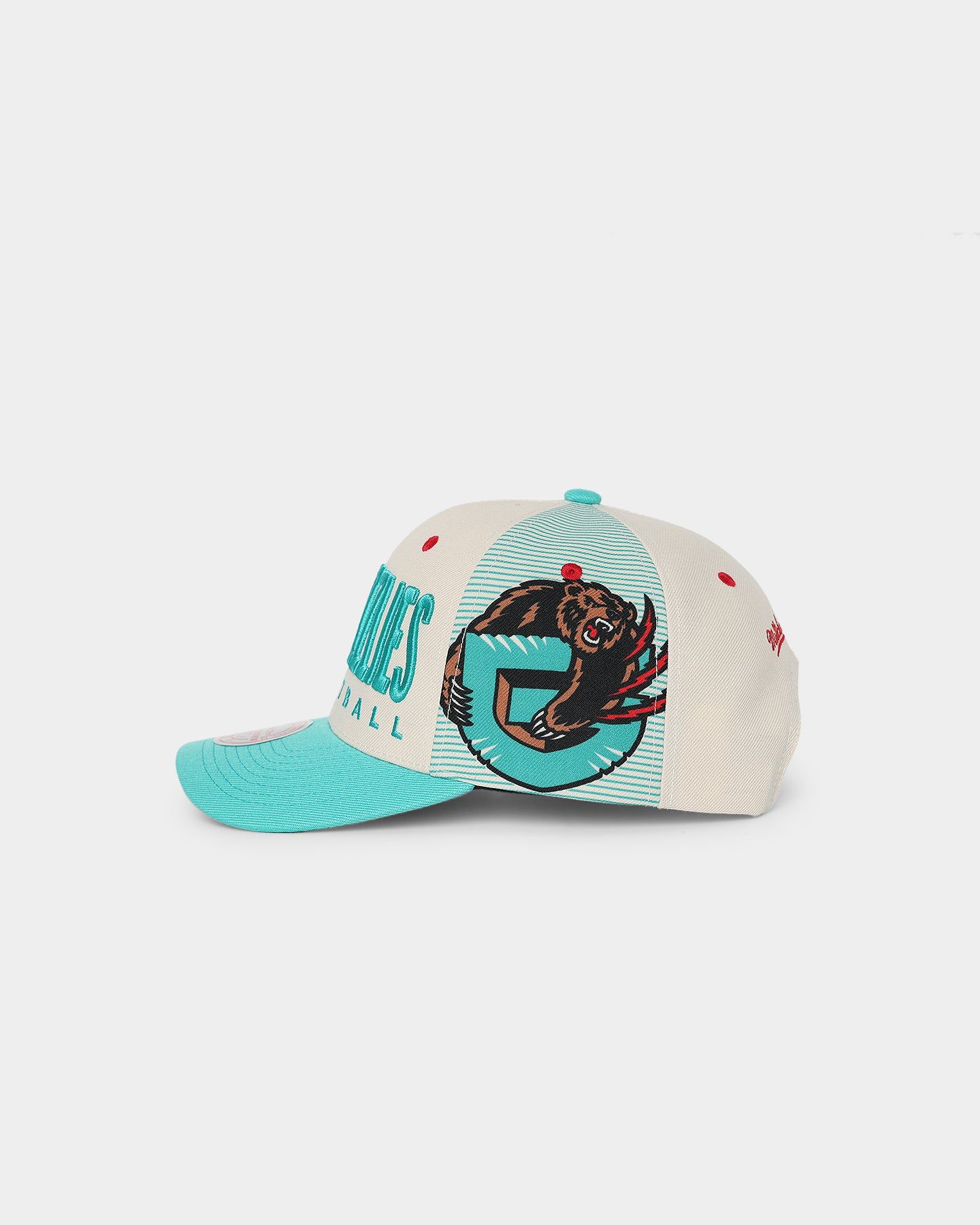Mitchell & Ness Vancouver Grizzlies '90s Training Camp' Pro Crown Snapback Cream sold by Culture Kings product image thumbnail 5