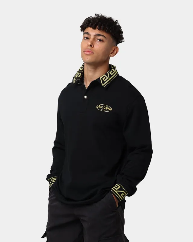 Last Kings City Of Angels Long Sleeve Polo Shirt Black sold by Culture Kings