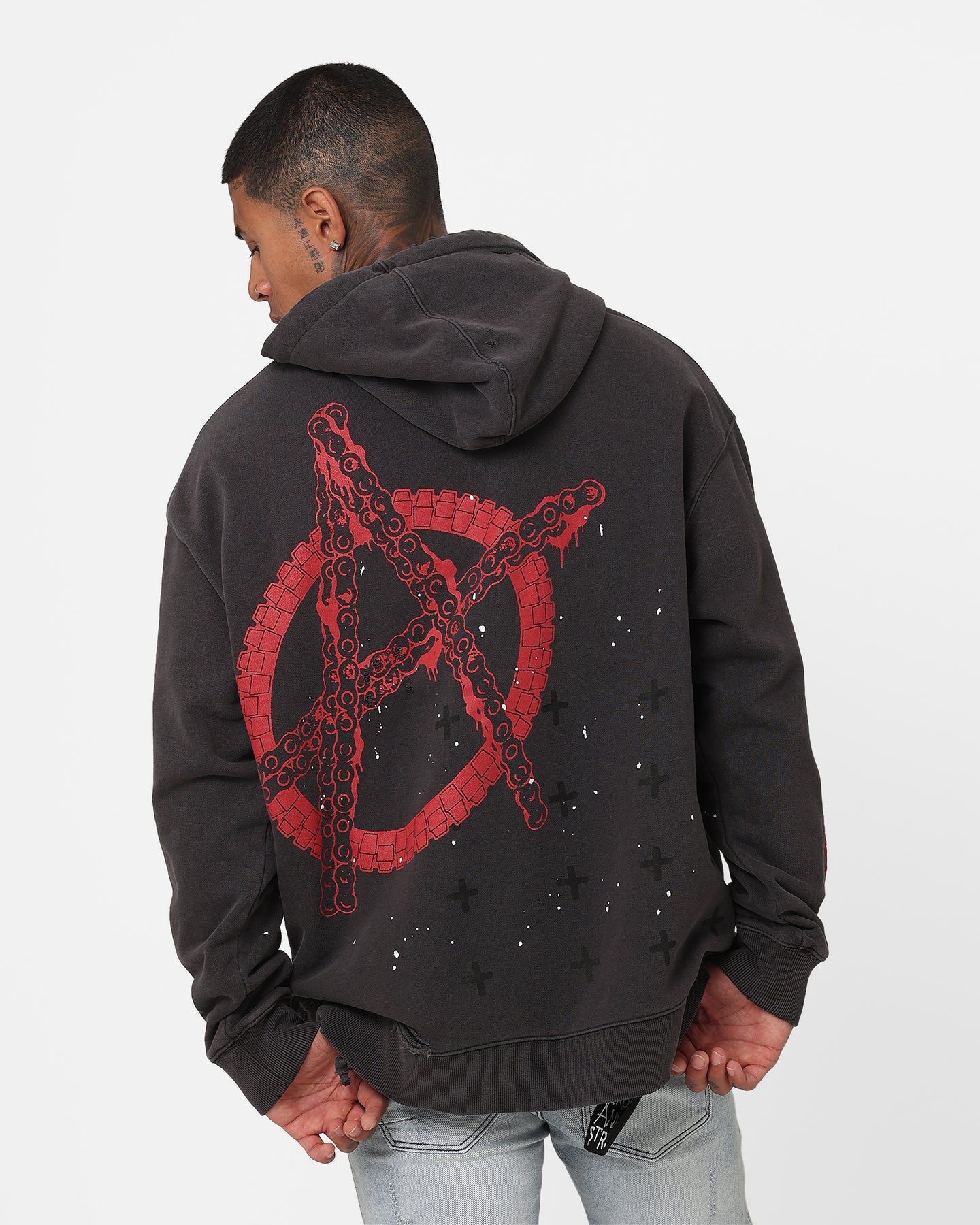 Ksubi X A$AP TyY Biggie Hoodie Faded Black sold by Culture Kings