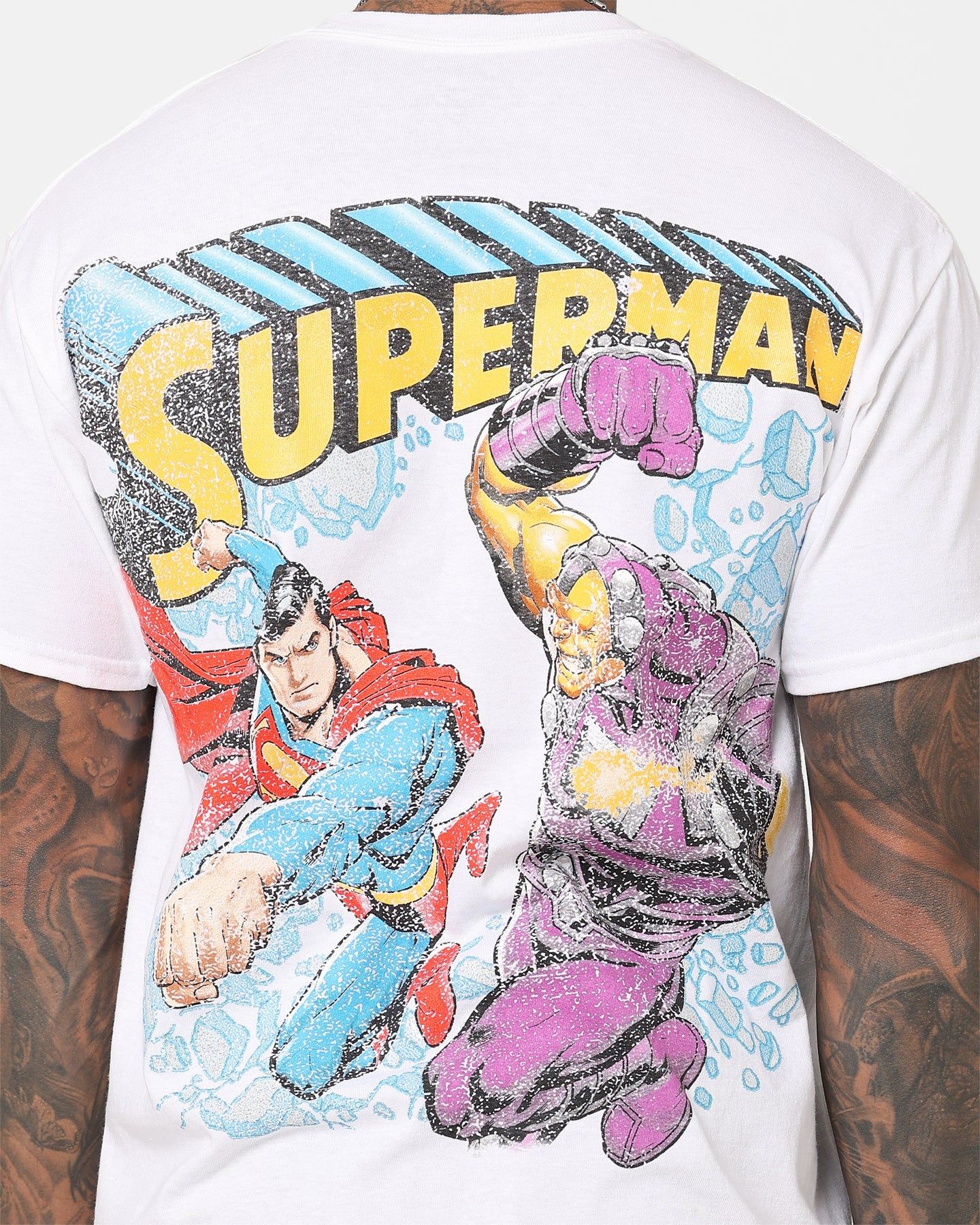 Goat Crew X DC Superman Man Of Steel T-Shirt White sold by Culture Kings product image thumbnail 5