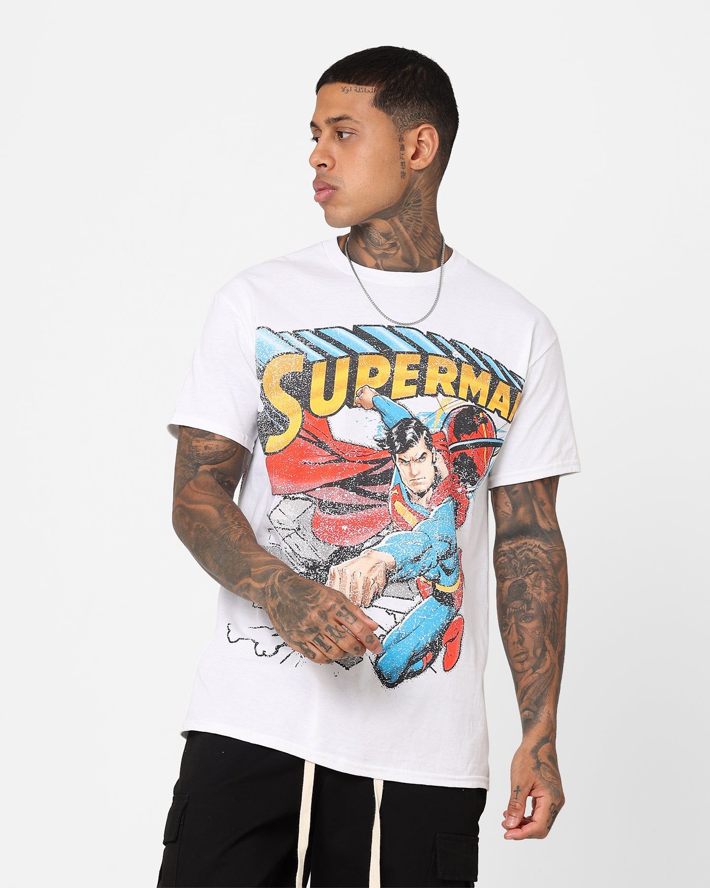 Goat Crew X DC Superman Man Of Steel T-Shirt White sold by Culture Kings