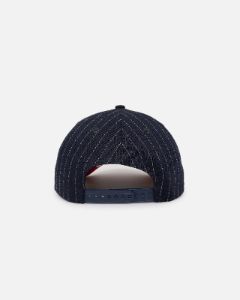 New Era Boston Red Sox '2-Tone Pinstripe' 9FORTY A-Frame Snapback Pinstripe sold by Culture Kings