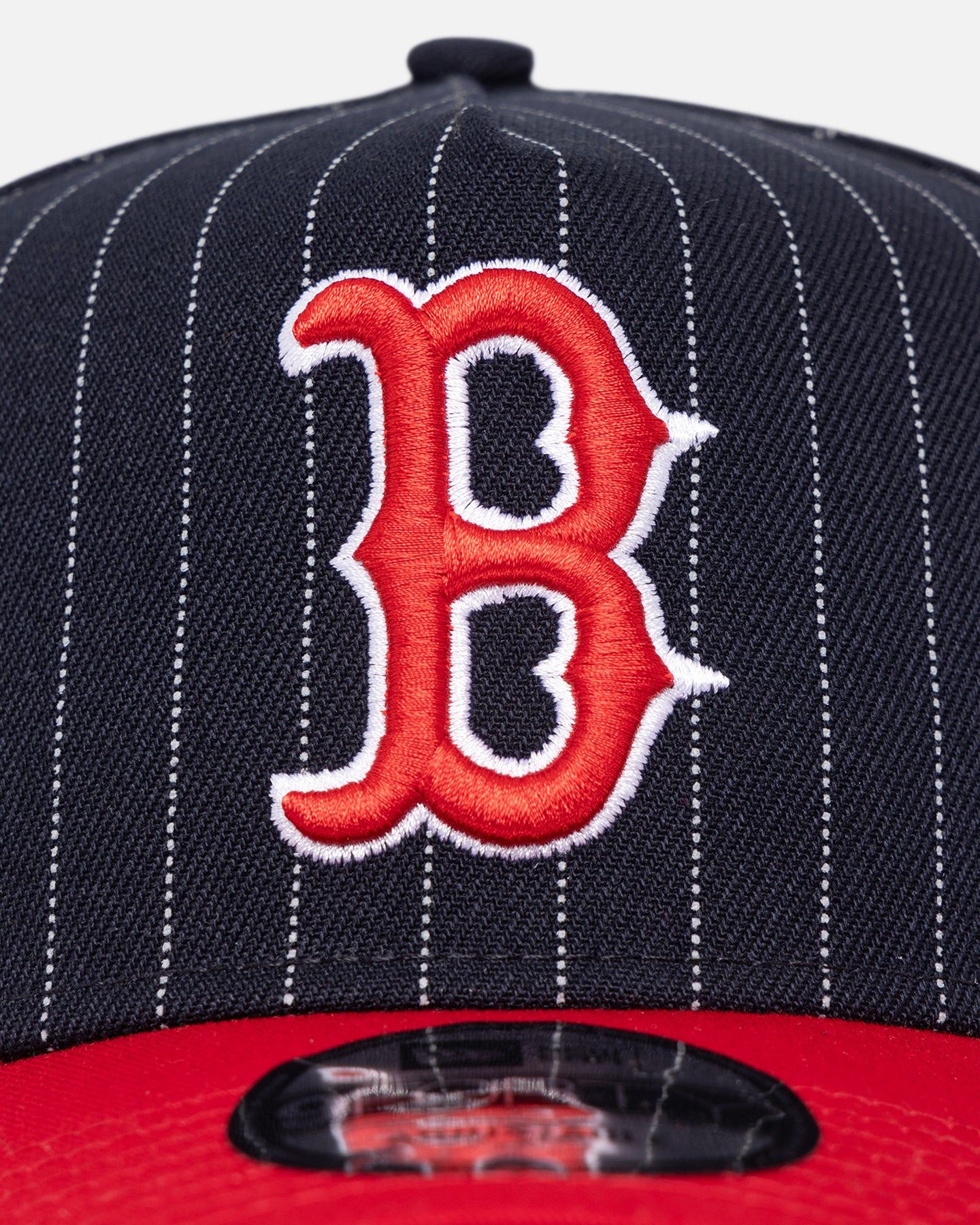 New Era Boston Red Sox '2-Tone Pinstripe' 9FORTY A-Frame Snapback Pinstripe sold by Culture Kings product image thumbnail 5