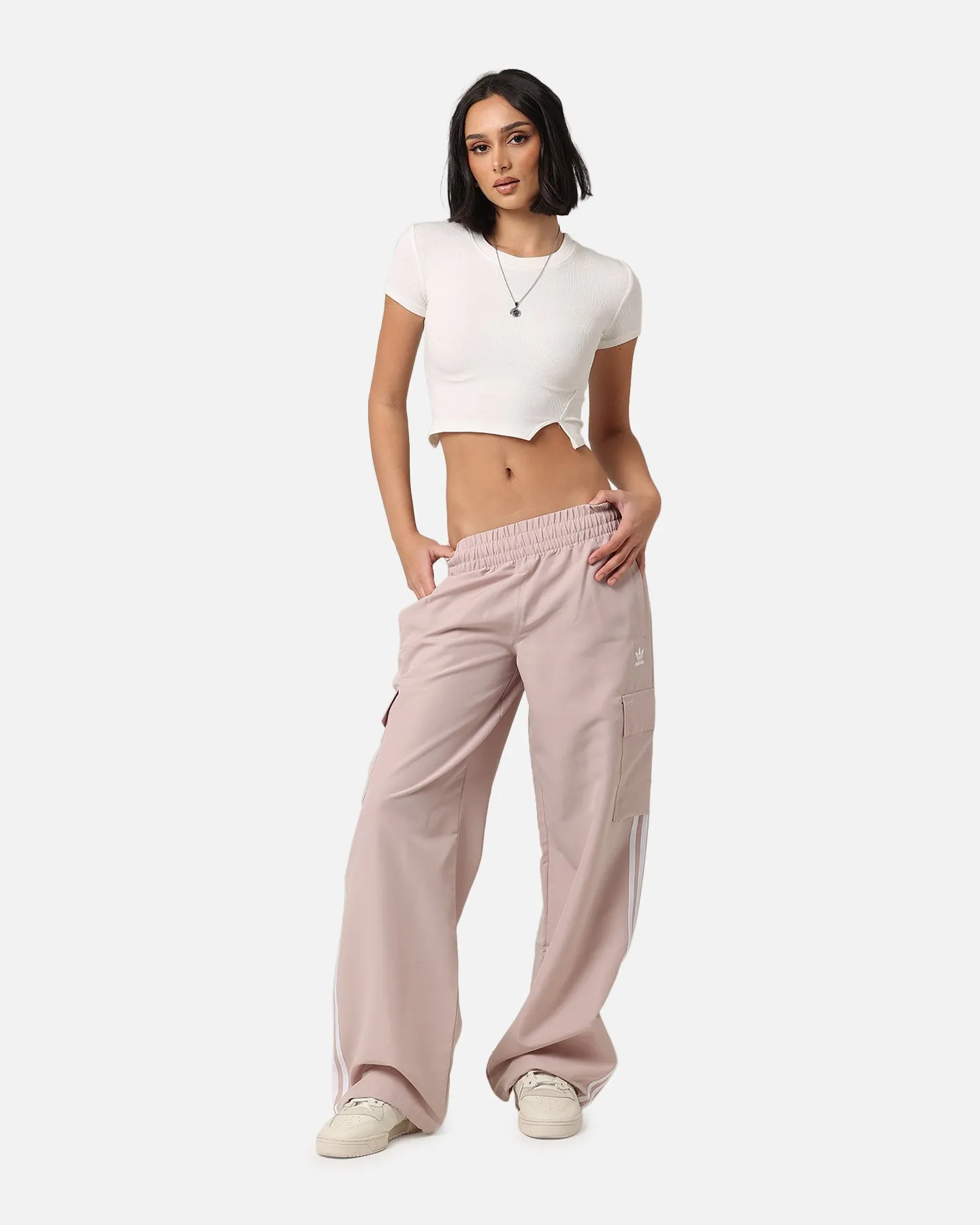 Adidas Women's 3 Stripes Cargo Pants Wonder Taupe sold by Culture Kings product image thumbnail 2