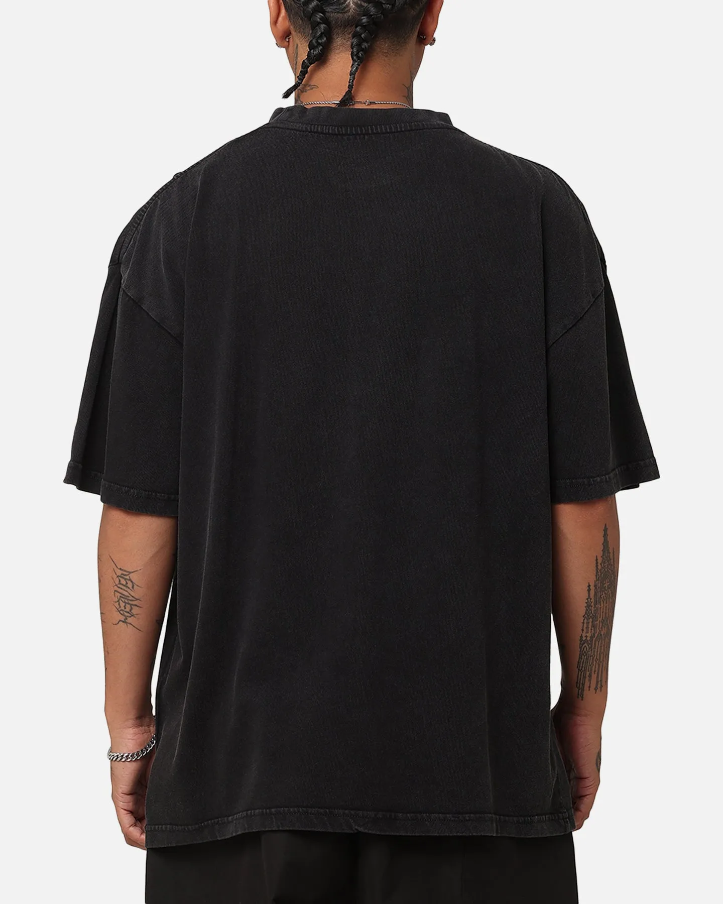 Culture Kings X WWE Hulk Hogan Hulk Logo Vintage T-Shirt Black Acidwash sold by Culture Kings product image thumbnail 3