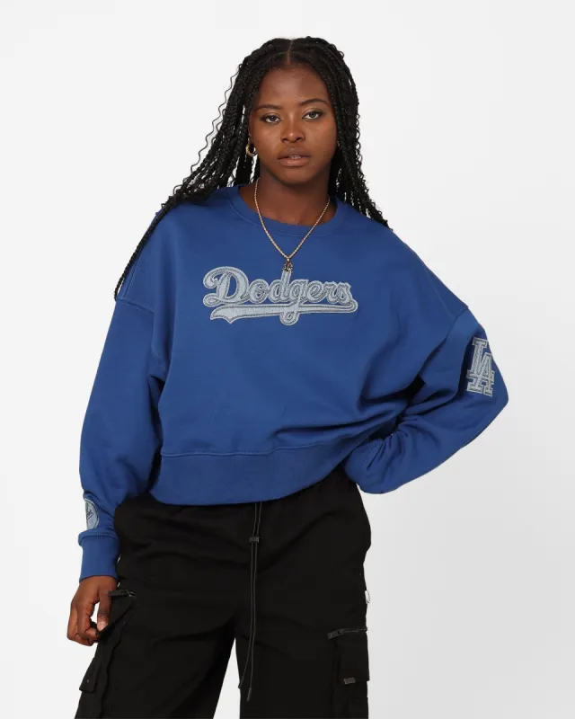 Pro Standard Women's Los Angeles Dodgers Varsity Blues Crewneck Dodgers Blue sold by Culture Kings