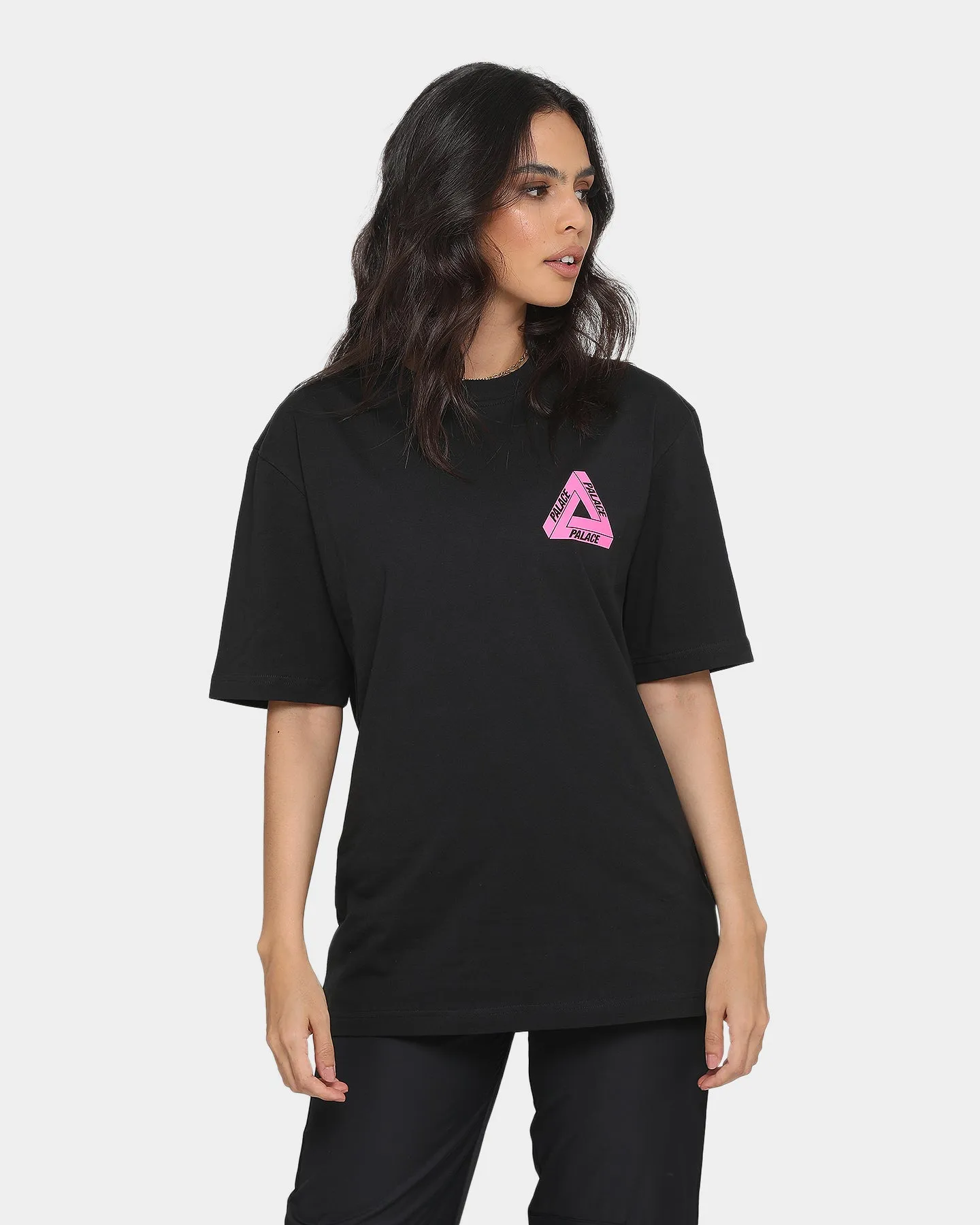 Palace Tri-To-Help T-Shirt Black/Pink sold by Culture Kings