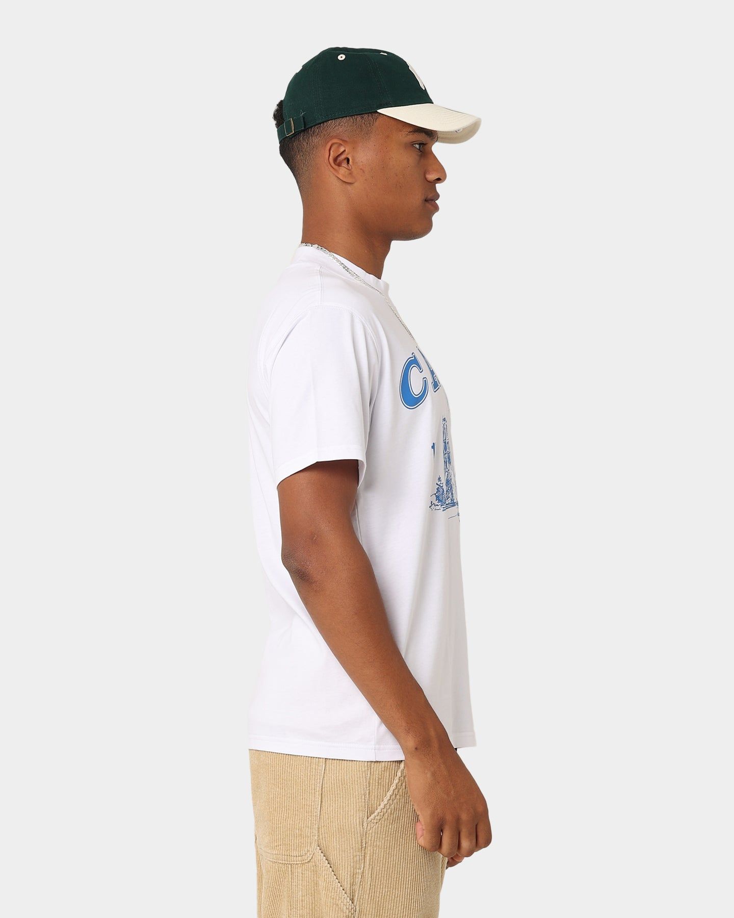 Carre Vues Oversized Mock Neck Short Sleeve T-Shirt White sold by Culture Kings product image thumbnail 7