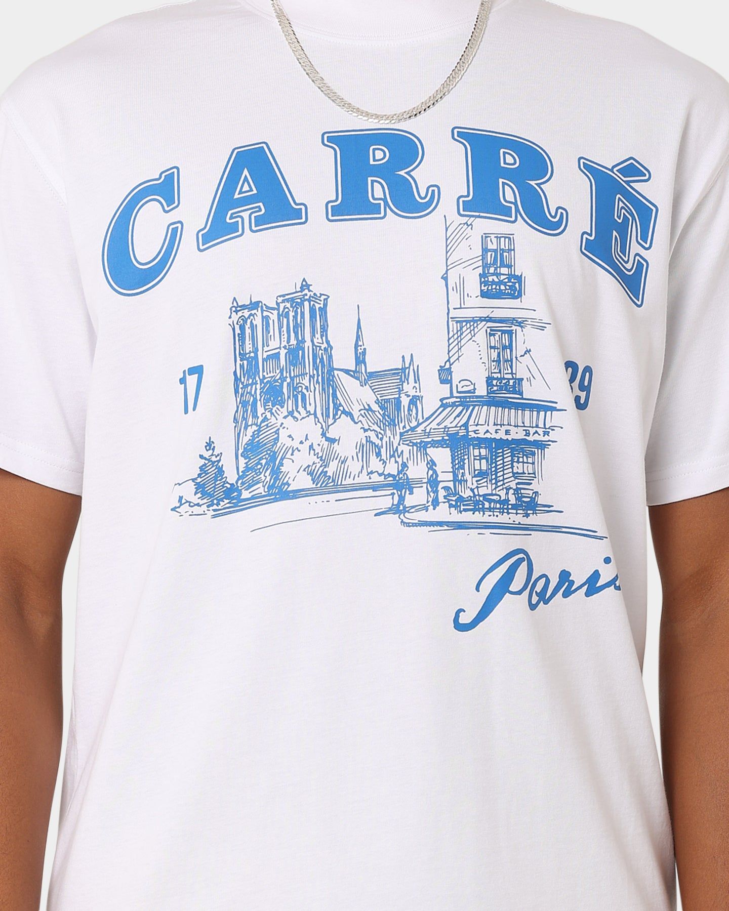 Carre Vues Oversized Mock Neck Short Sleeve T-Shirt White sold by Culture Kings product image thumbnail 5