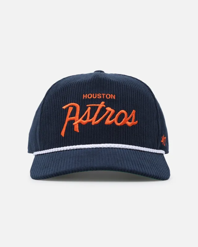 47 Brand Houston Astros 'MLB Opening Day' Corduroy Crossrope Hitch Snapback Navy sold by Culture Kings