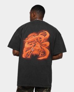 Goat Crew X Naruto Heavyweight Vintage T-Shirt Black Wash sold by Culture Kings