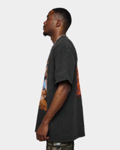 Goat Crew X Naruto Heavyweight Vintage T-Shirt Black Wash sold by Culture Kings