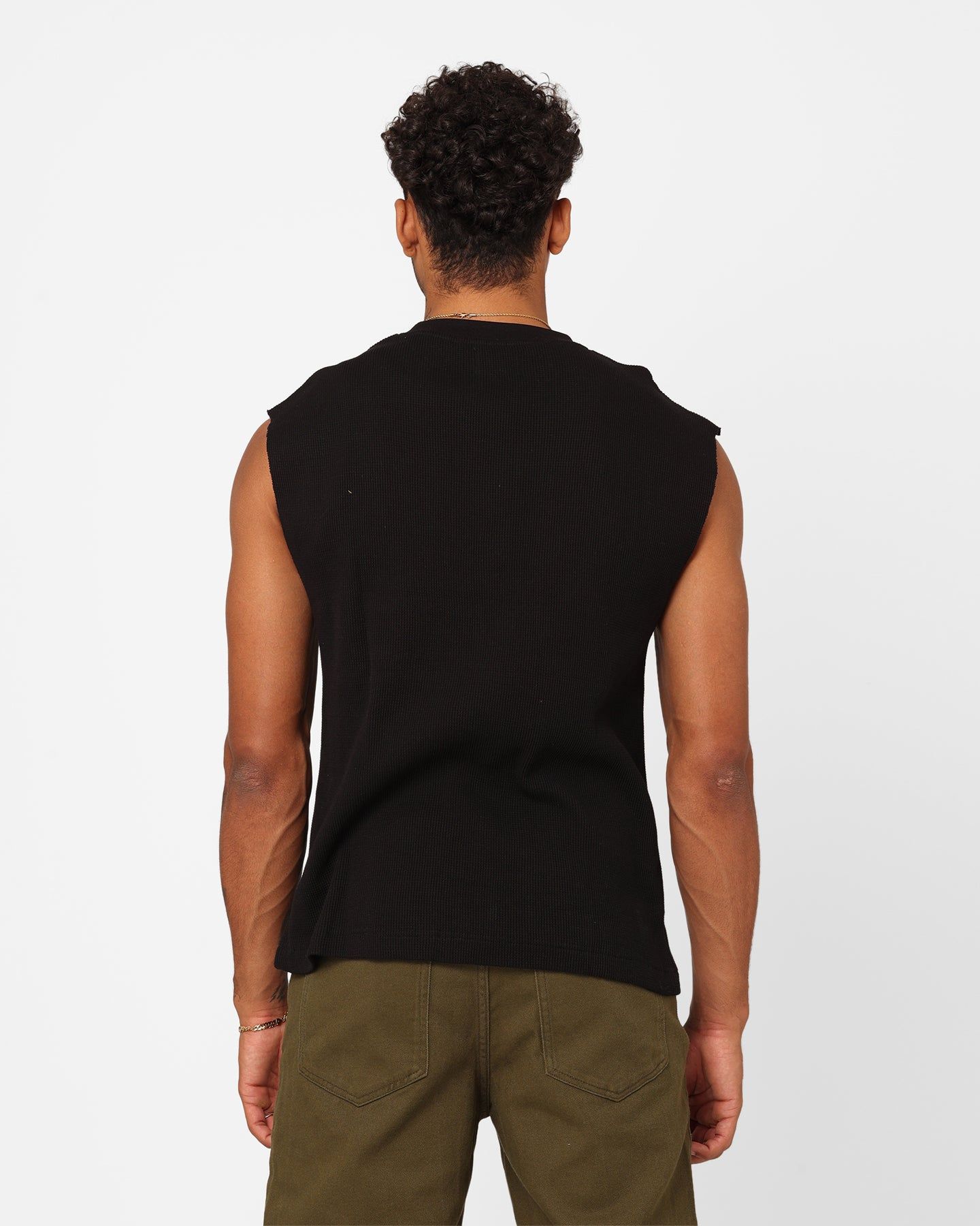 XXIII Waffle Muscle Singlet Black sold by Culture Kings product image thumbnail 4