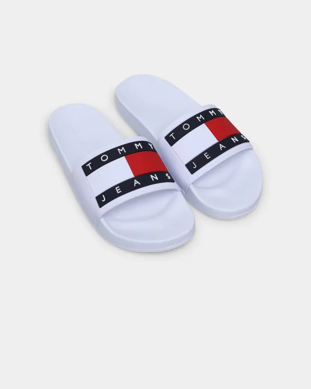 Tommy Jeans Women's Flag Pool Slide Twilight White sold by Culture Kings