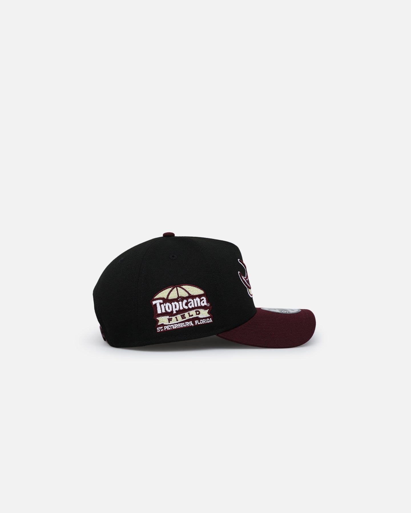 New Era Tampa Bay Rays 'Burgundy Bounceback' 9FORTY A-Frame Snapback Black/Maroon sold by Culture Kings product image thumbnail 3